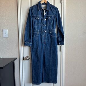 NWT Madewell Denim Dress 0